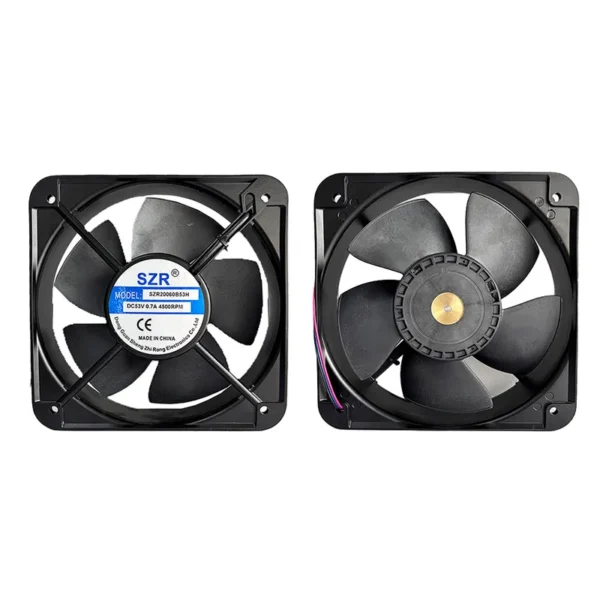 Axial Flow Fan, SZR20060, 12/24/48V, Brushless, 2500RPM - view 4