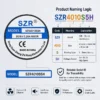 Axial Flow Fan, SZR4010, 40x40x10mm, Waterproof, PWM - view 2