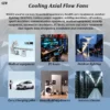 Axial Flow Fan, SZR4010, 40x40x10mm, Waterproof, PWM - view 4