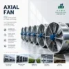 Axial Flow Fan, Waterproof, 380 V, Electric