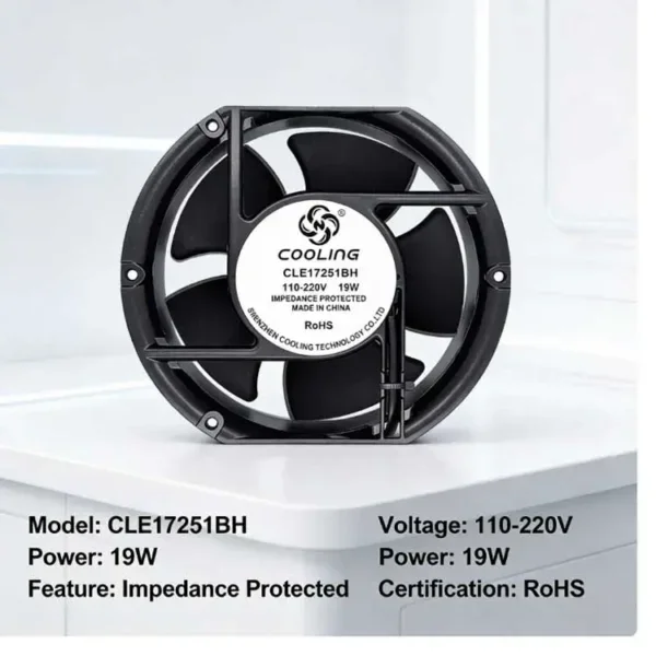Axial Flow Fans, 17251, 110V-220V - view 3