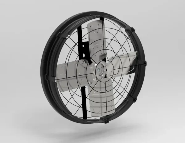 Axial Flow Fans, Aluminum, 380-480V, 15882CFM