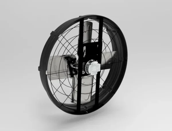 Axial Flow Fans, Aluminum, 380-480V, 15882CFM - view 2