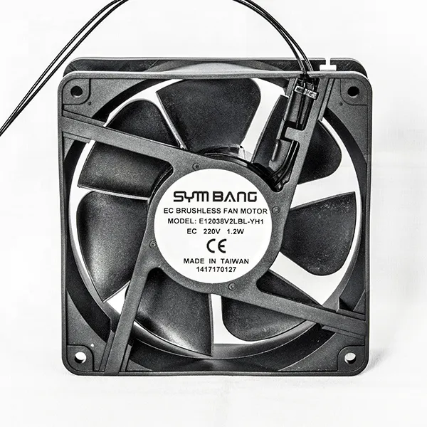 Axial Flow Fans, E12038-YH1, 120X120X38mm, 110V/220V, Plastic - view 2