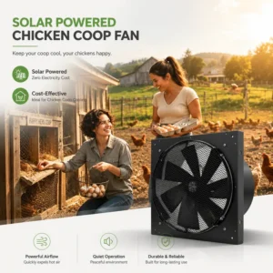Axial Flow Fans, Solar, Steel, IP68, Brushless