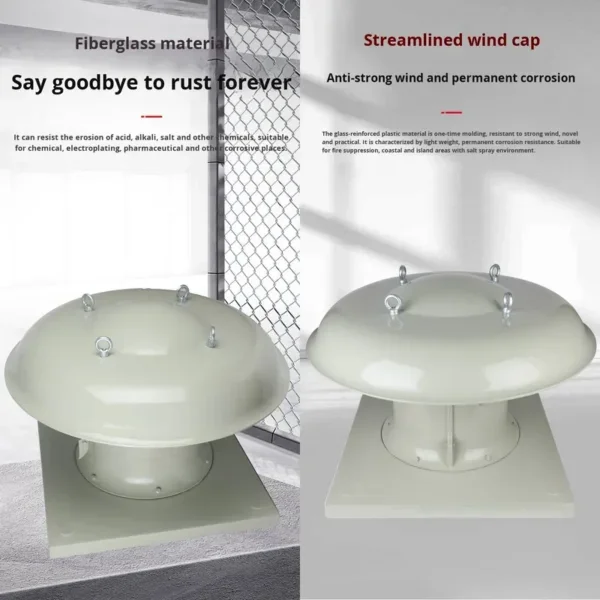 Axial Flow Roof Fan, DWT, Copper, Explosion-Proof, 380V - view 5