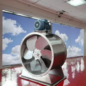 Axial Flow Ventilation Blower, ATEX, Stainless, Steel