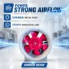 Axial Flow Ventilation Fan, ABF, 380V, Steel - view 3