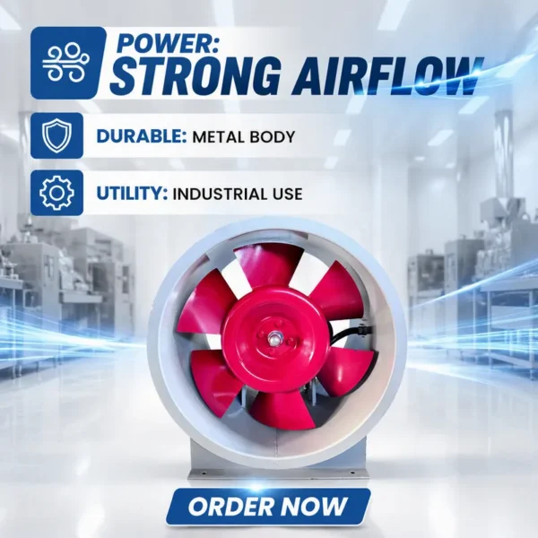 Axial Flow Ventilation Fan, ABF, 380V, Steel - view 3