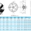 Axial Flow Ventilation Fan, Steel, 220V-380V, 400FZL - view 3