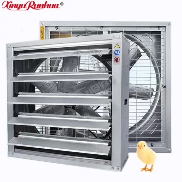 Axial Flow Wall-mounted Fan, Electric, Stainless Steel - view 2
