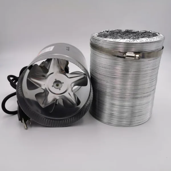 Axial Inline Booster Fan, HVAC, 18-98w, Centrifugal Fan - view 4