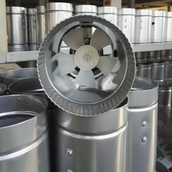 Axial Inline Booster Fan, HVAC, 18-98w, Centrifugal Fan - view 6