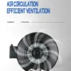 Axial Mixed Ventilation Fan, 150, Centrifugal, Plastic - view 5