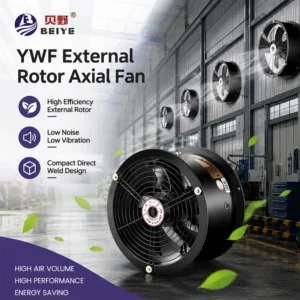 Axial Propeller Cooling Fan, HVAC, 230 V, Electric