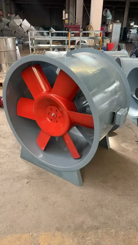 Axial Smoke Exhaust Fan, HTF, Stainless, Steel, 380V - view 3