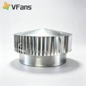 Axial Turbine Ventilator, Roof, No Electricity, Aluminum