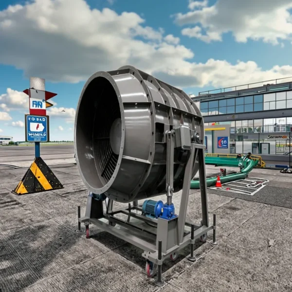 Axial Ventilation Blower, Aluminum, IP54/IP55, Waterproof - view 2