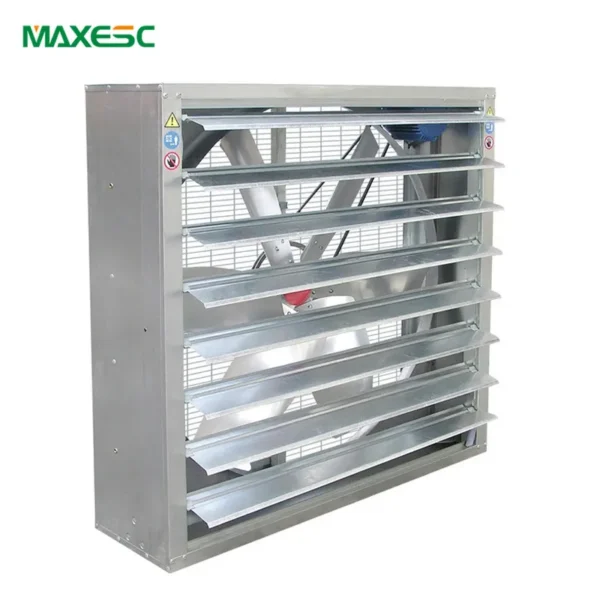 Axial Ventilation Exhaust Fan, Wall, 380V, 3600-5580m3 - view 2