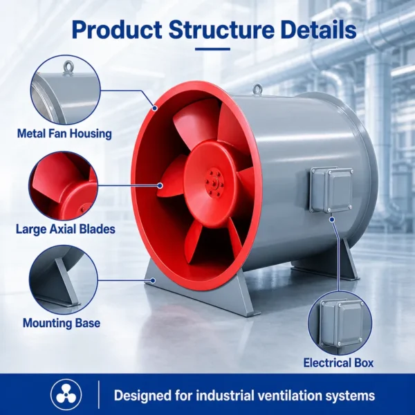 Axial Ventilation Fan, Customized, Electric - view 2