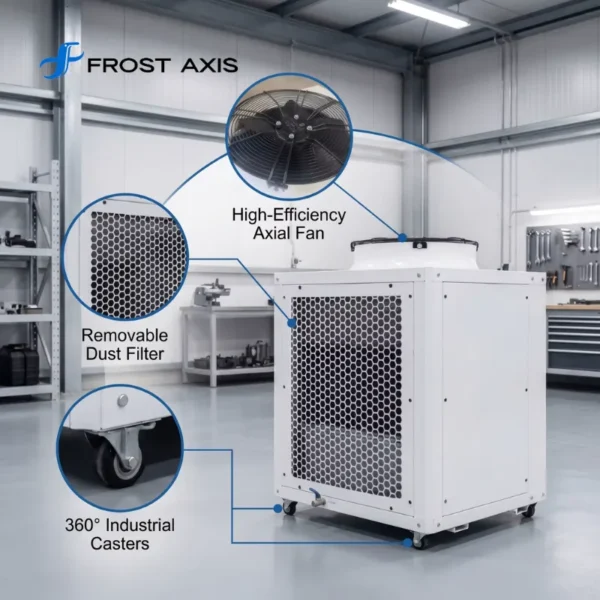 Axis Industrial Water Chiller, 3.4KW, 380V/220V - view 3