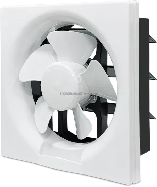Back-shutter Wall-mounted Exhaust Fan, ANGEGA, AC-12, Plastic