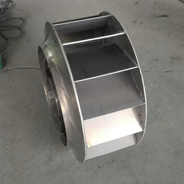 Backward Curved Aluminum Fan, Aluminum Alloy - view 2