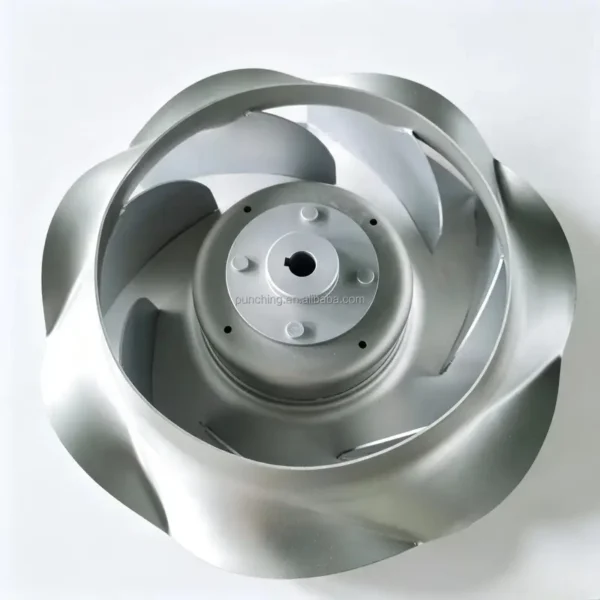 Backward Curved Centrifugal Impeller, Aluminum, Aluminum Alloy - view 2