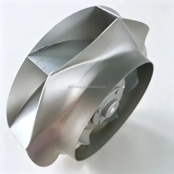 Backward Curved Centrifugal Impeller, Aluminum, Aluminum Alloy - view 3