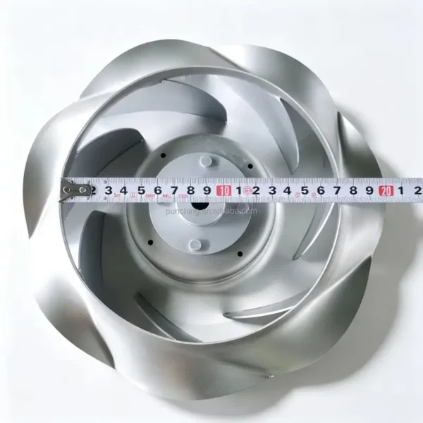 Backward Curved Centrifugal Impeller, Aluminum, Aluminum Alloy - view 6