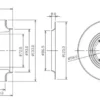 Backward Impeller, DC133, 133x90mm, 2900rpm, Centrifugal - view 5