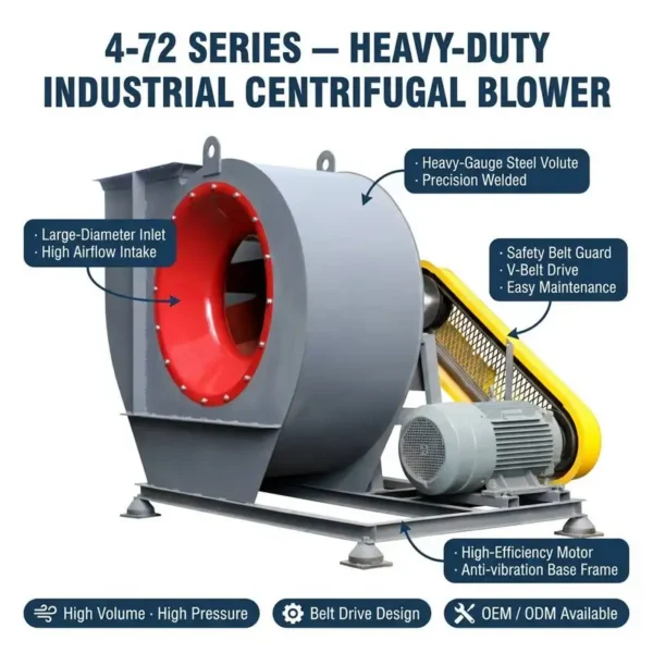 Backward-inclined Centrifugal Ventilation Fan, Explosion-Proof - view 3