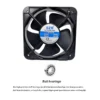Ball Bearing, 110/220v, Axial, 200*200*60mm, Plastic - view 6