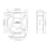 Ball Bearing, 150mm, Brushless, 12V, 24V - view 4
