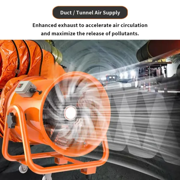 Ball Bearing, 500mm, 220V, Portable, Axial - view 2