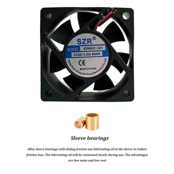Ball Bearing, 6020, Axial, 60x60x20mm, Brushless - view 5