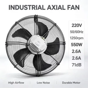 Ball Bearing, A3P500-EC137-204, 220V, 50/60Hz, Axial