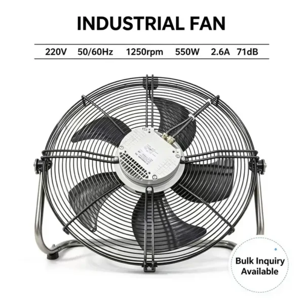 Ball Bearing, A3P500-EC137-204, 220V, 50/60Hz, Axial - view 2