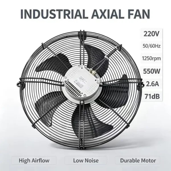 Ball Bearing, A3P500-EC137-204, 220V, 50/60Hz, Axial - view 3