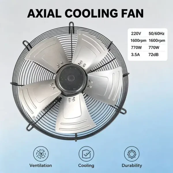 Ball Bearing, A3P500-EC137-250, 220V, 50/60Hz, 500mm