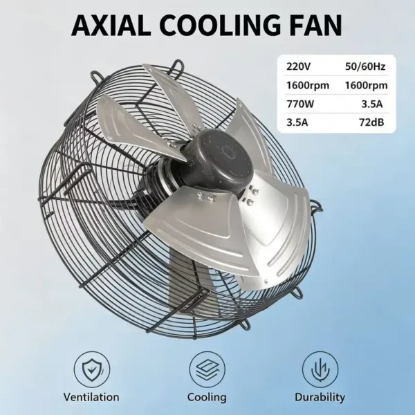 Ball Bearing, A3P500-EC137-250, 220V, 50/60Hz, 500mm - view 2