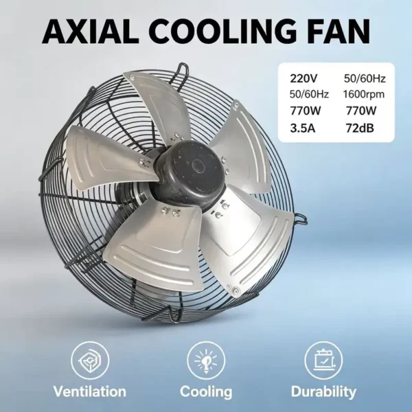 Ball Bearing, A3P500-EC137-250, 220V, 50/60Hz, 500mm - view 3