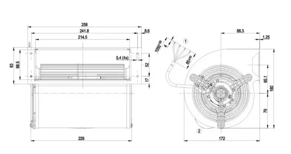 Ball Bearing, D2d133-ab06-31, 380v, 120w, 0.2a - view 3