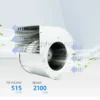 Ball Bearing, D2E133-CI33-56, 230V, 175W, 0.77/0.84A - view 3