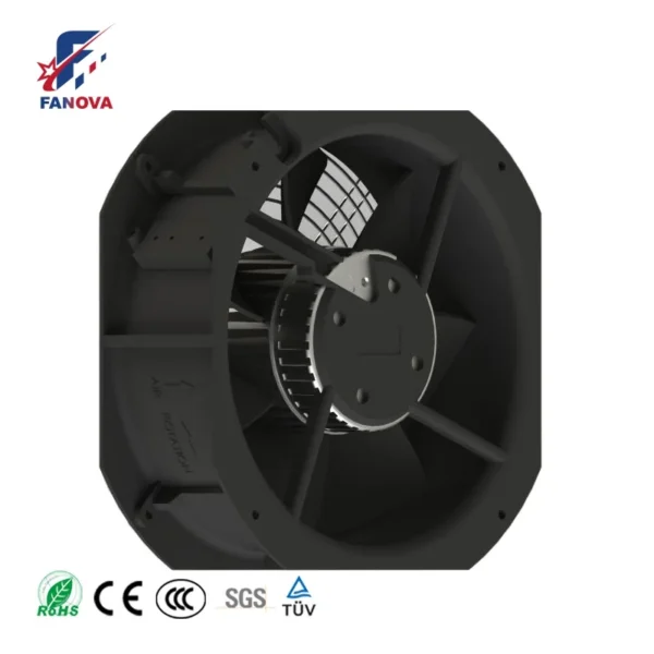 Ball Bearing, FANOVA, 230V, Axial, 200mm-630mm - view 3