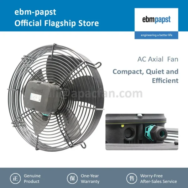 Ball Bearing, S4E300-AS72-53, 230VAC, 0.32/0.4A, 70/90W - view 2