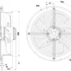 Ball Bearing, W2d300-cp02-30, 300mm, 230v, 210w - view 3