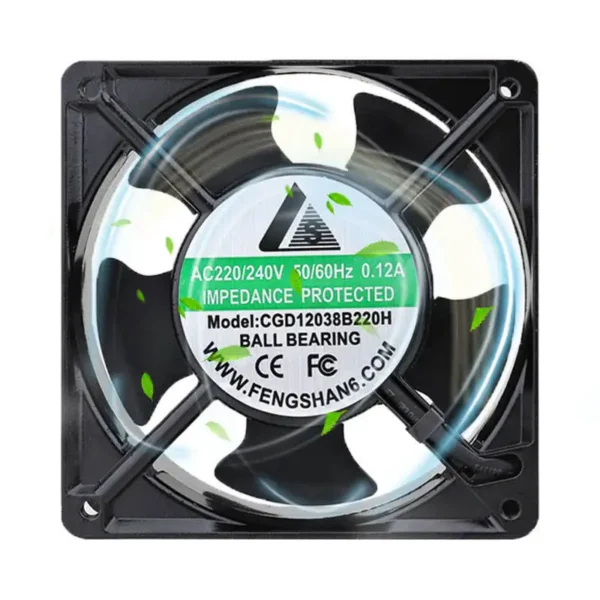 Ball Metal Axial Fan, 12038, 120mm, 38mm, 110V