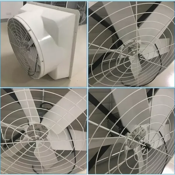 Barn Poultry Exhaust Ventilator, 1460mm, Axial, Wall - view 5