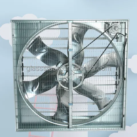 Barn Ventilation Exhaust Fan, Axial, 220 V, Electric